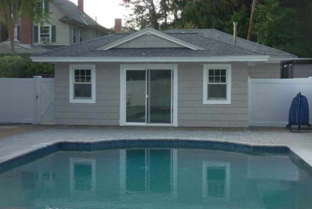 Custom-built sheds for a Hampton, NH homeowners by ShedMaster Quality Custom Sheds.