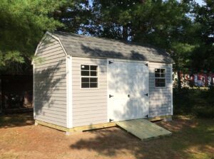 Custom shed built for an Epping NH homeowner by ShedMaster Quality Custom Sheds in Brentwood